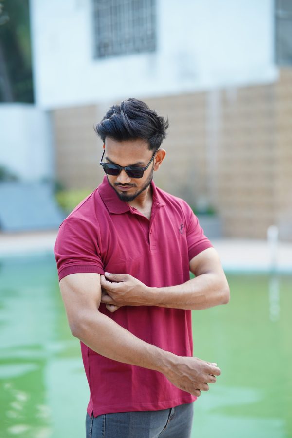 Men’s Premium Polo Shirt (MARRON)